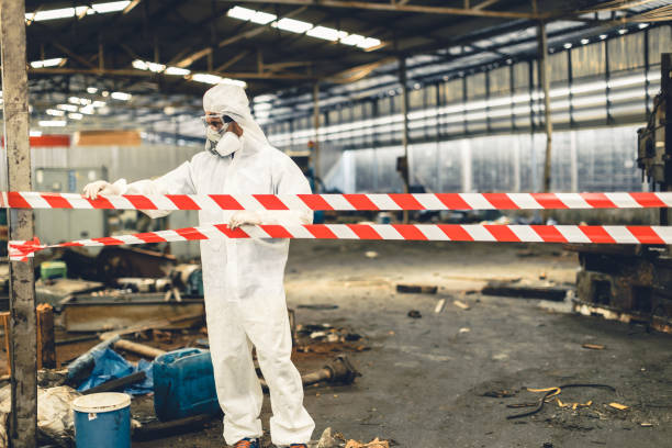Professional Odor Removal technician working in Oradell, NJ